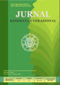 Jurnal Kesehatan Vokasional, Vol. 5 No. 2